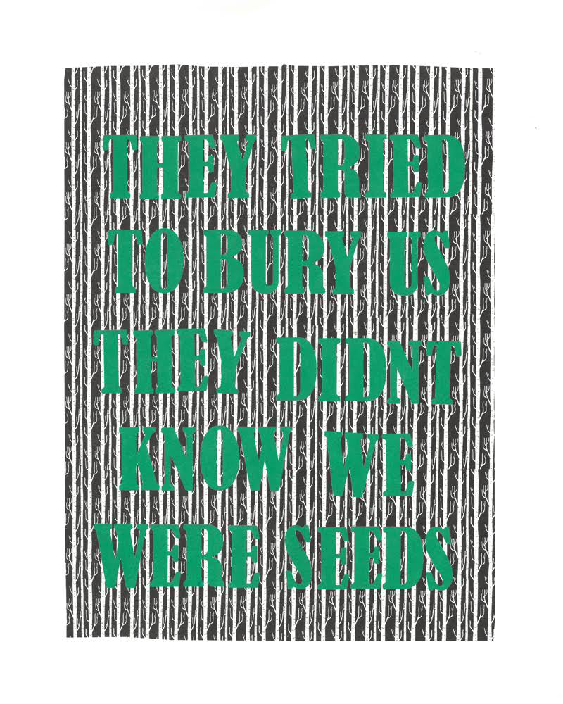 They Tried to Bury Us offset print // Aram Han Sifuentes