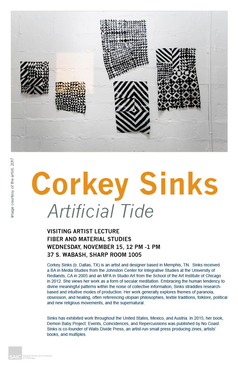 Visiting Artist Lecture at the School of the Art Institute of Chicago