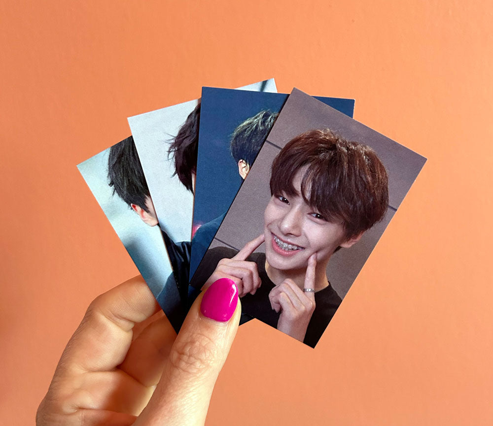 SKZ photocards // I.N and Seungmin with braces