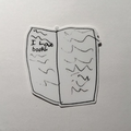 I Love books sticker